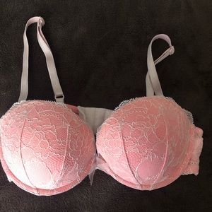 Pink Push-up Bra with Padding